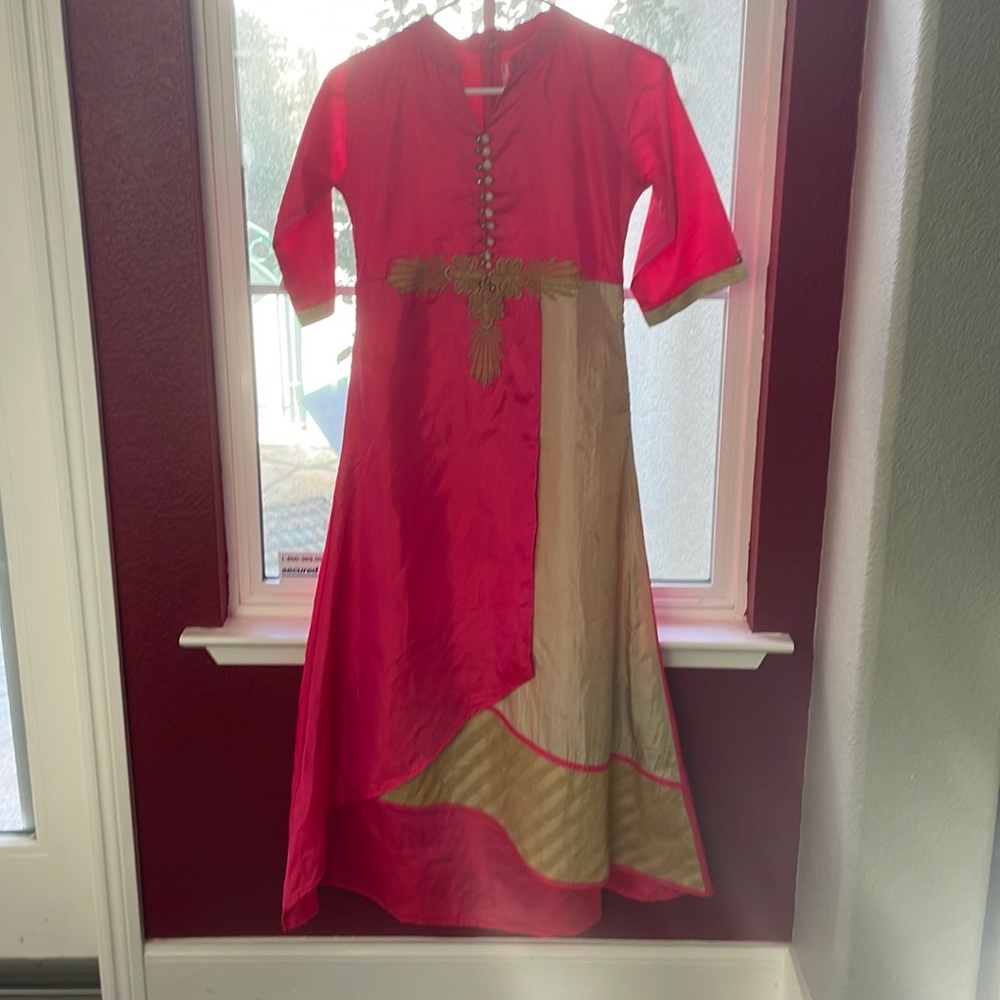 Pink indian outfit DIWALI TRADITIONAL size 36